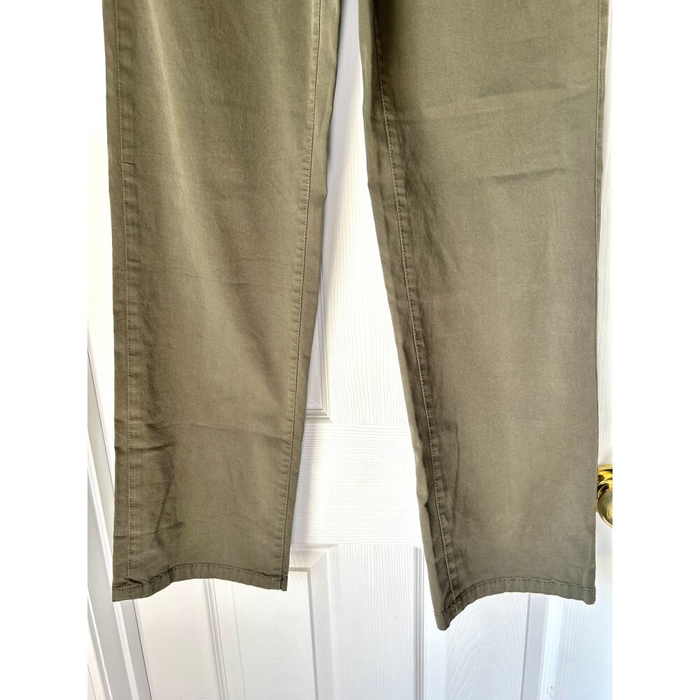 Sanctuary Luna Cuffed Pants Olive Button Fly Military - Picture 4 of 8